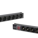 Qoltec Listwa zasilająca PDU do RACK | 16A | 16xSCHUKO | Pionowa | 1.8m