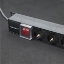 Qoltec Listwa zasilająca PDU do RACK | 16A | 16xSCHUKO | Pionowa | 1.8m