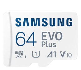 Samsung Karta pamięci microSD MB-MC64SA EU EVO Plus 64GB + adapter