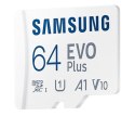 Samsung Karta pamięci microSD MB-MC64SA EU EVO Plus 64GB + adapter