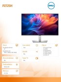 Dell Monitor 27 cali P2725H IPS LED Full HD(1920x1080)/16:9/HDMI/DP/VGA/USB-C/USB/3Y