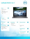 Dell Notebook Latitude 9450 2in1 Win11Pro Ultra 7 165U/32GB/1TB SSD Gen4/14.0 QHD+ Touch/Int/FgrPr/FHD/IR Cam/Mic/WLAN+BT/Backlit Kb/