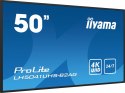 IIYAMA Monitor 50 cali LH5041UHS-B2 VA,4K,24/7,LAN,USB,HDMI