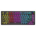 Savio Klawiatura mechaniczna bezprzewodowa PHENIX Gateron Red Pro, ABS