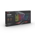 Savio Klawiatura mechaniczna bezprzewodowa PHENIX Gateron Red Pro, ABS