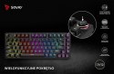 Savio Klawiatura mechaniczna bezprzewodowa PHENIX Gateron Red Pro, ABS