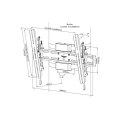 Neomounts Uchwyt ścienny 40-75 cali WL35S-910BL16