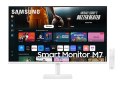 Samsung Monitor 32 cale SMART M70D VA 3840x2160 UHD 16:9 2xHDMI 3xUSB 2.0 1xUSB-C (65W) 4ms 60Hz WiFi/BT głośniki płaski biały 2Yd2d