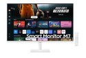 Samsung Monitor 32 cale SMART M70D VA 3840x2160 UHD 16:9 2xHDMI 3xUSB 2.0 1xUSB-C (65W) 4ms 60Hz WiFi/BT głośniki płaski biały 2Yd2d