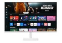 Samsung Monitor 32 cale SMART M70D VA 3840x2160 UHD 16:9 2xHDMI 3xUSB 2.0 1xUSB-C (65W) 4ms 60Hz WiFi/BT głośniki płaski biały 2Yd2d