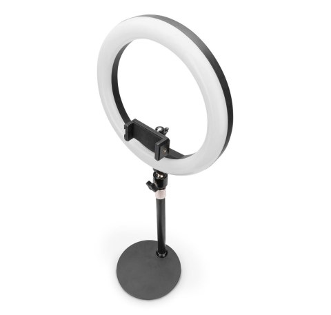 Digitus Lampa pierścieniowa DIGITUS LED RING 10" wysuwany stojak, uchyt na telefon, pilot, USB 2m