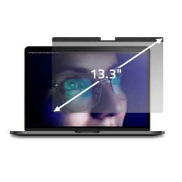 Qoltec Filtr prywatyzujący RODO do MacBook Air 13.6 cala | Magnetyczny | Ochrona wzroku