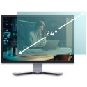 Qoltec Filtr światła niebieskiego 24 cale | 16:9 | Ochrona wzroku | Anti Glare | Matowy | na monitor