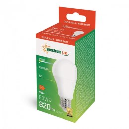 SPECTRUM LED Żarówka LED GLS E27 9W WW 3000K 820lm 230V