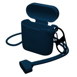 3mk Protection Etui do słuchawek AirPods Pro - 3mk Silicone AirPods Case - AirPods Pro granat