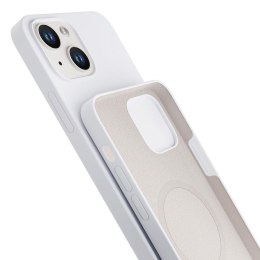 3mk Protection Etui na telefon 3mk do Apple iPhone 14 - silikonowe z MagSafe - Białe