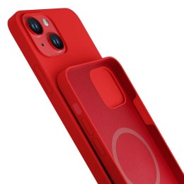 3mk Protection Etui na telefon 3mk do Apple iPhone 14 - silikonowe z MagSafe Red