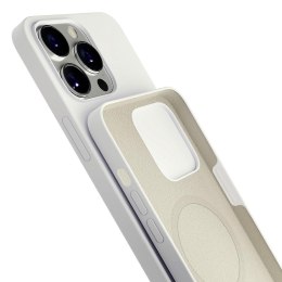 3mk Protection Etui na telefon 3mk do Apple iPhone 15 Pro - silikonowe z MagSafe - Białe