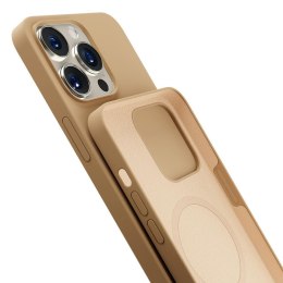 3mk Protection Etui na telefon 3mk do Apple iPhone 15 Pro - silikonowe z MagSafe - Dark Gold