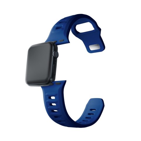 3mk Protection Pasek do Apple Watch - 3mk Silicone Watch Strap for Apple -38/40/41 mm Blue