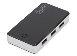 Digitus Hub USB DIGITUS DA-70231 4xUSB 3.0 aktywny czarny