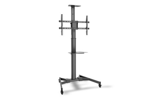 Digitus Stojak mobilny pojedynczy z półką DIGITUS 1xLCD max. 70" max. 50kg pivot