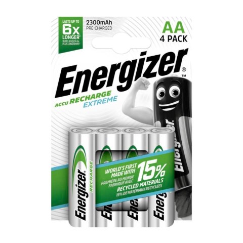 Energizer Akumulatorki Energizer R6/AA Ni-MH 2300mAh Extreme - 4 sztuki (blister)