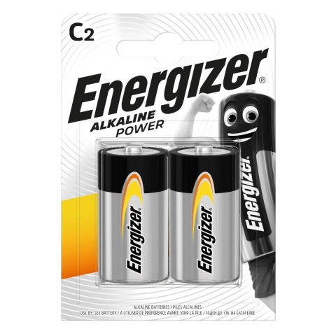 Energizer Bateria alkaliczna Energizer C / LR14 Alkaline Power - 2 sztuki (blister)