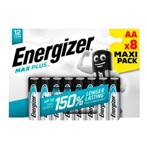 Energizer Bateria alkaliczna Energizer MAX Plus AA / LR6 (blister) - 8 sztuk