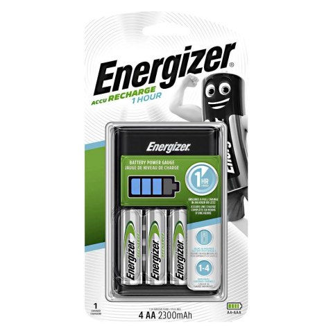 Energizer Ładowarka akumulatorków Ni-MH Energizer 1 hour + 4 x R6/AA 2300 mAh