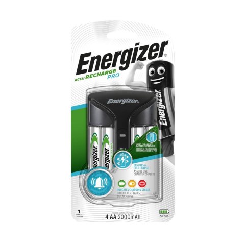 Energizer Ładowarka akumulatorków Ni-MH Energizer PRO + 4 x R6/AA 2000 mAh