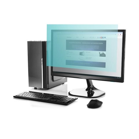 Qoltec Filtr światła niebieskiego Qoltec 21.5" | 16:9 | Ochrona wzroku | Anti Glare | Matowy | na monitor