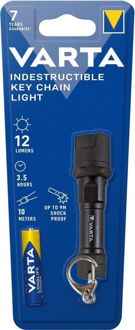 Varta Baterie Latarka VARTA Indestructible Key Chain Light