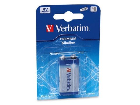 Verbatim Bateria Verbatim 9V R9 6LR61 (1 szt blister)