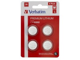 Verbatim Bateria Verbatim CR2032 (4 szt blister)