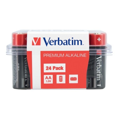 Verbatim Bateria Verbatim LR6 AA (24 szt box)