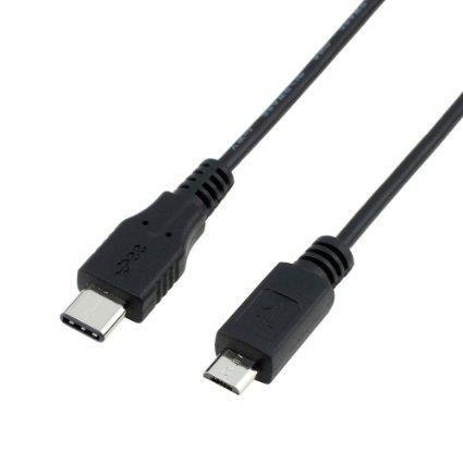 AKYGA Kabel USB 2.0 Akyga AK-USB-16 micro USB B(M) - USB C(M) 1.0m czarny