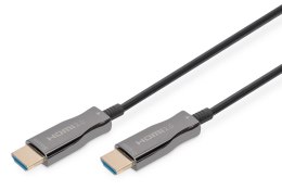 Digitus Kabel DIGITUS połączeniowy hybrydowy AOC HDMI 2.0 Premium High Speed Ethernet 4K60Hz UHD HDMI A/HDMI A M/M czarny 15m