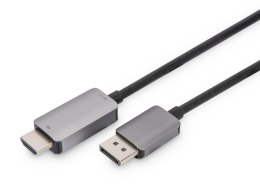 Digitus Kabel adapter DIGITUS PREMIUM DisplayPort - HDMI 8K 60Hz DP/HDMI M/M 1m