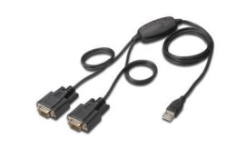 Digitus Konwerter USB 2.0 DIGITUS DA-70158 2xRS232, 1,5m