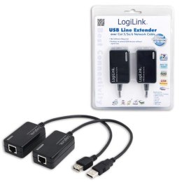 LogiLink Extender LogiLink UA0021D USB przez RJ45 do 60m