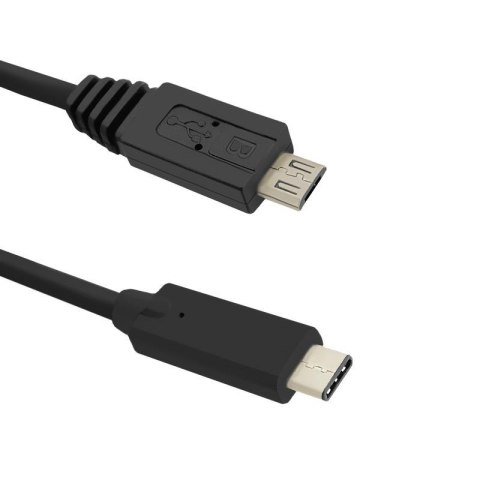 Qoltec Kabel USB Qoltec 3.1 typ C męski Micro USB 2.0 B męski 1,2m