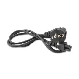 Qoltec Kabel zasilający Qoltec koniczynka | 3pin | SO3/ST1 | 1.2m