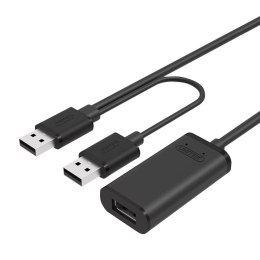 UNITEK Przedłużacz aktywny portu Unitek Y-279 USB 2.0 AM-AF 20m