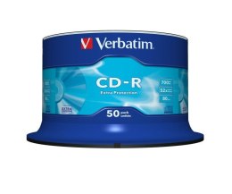 VERBATIM CD-R Verbatim 52x 700MB (Cake 50) EXTRA PROTECTION