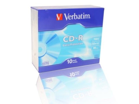 Verbatim CD-R Verbatim 700MB Extra Protection (10 Slim)