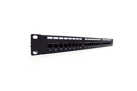 Digitus Patch panel DIGITUS 19" 24x RJ45 UTP kat. 6 1U z tacką