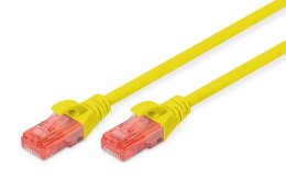 Digitus Patchcord DIGITUS UTP kat. 6 0,5m PVC żółty