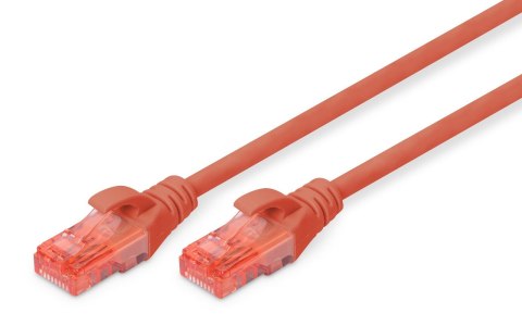 Digitus Patchcord DIGITUS UTP kat. 6 10m PVC czerwony