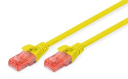 Digitus Patchcord DIGITUS UTP kat. 6 10m PVC żółty